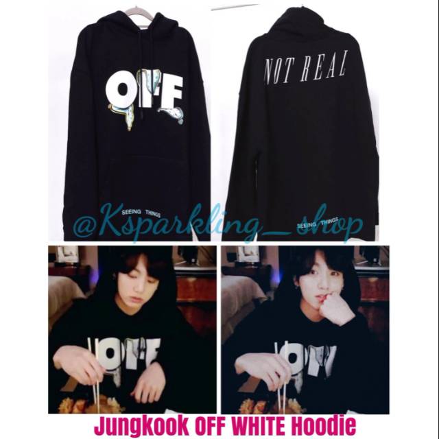 Jungkook off white hoodie deals