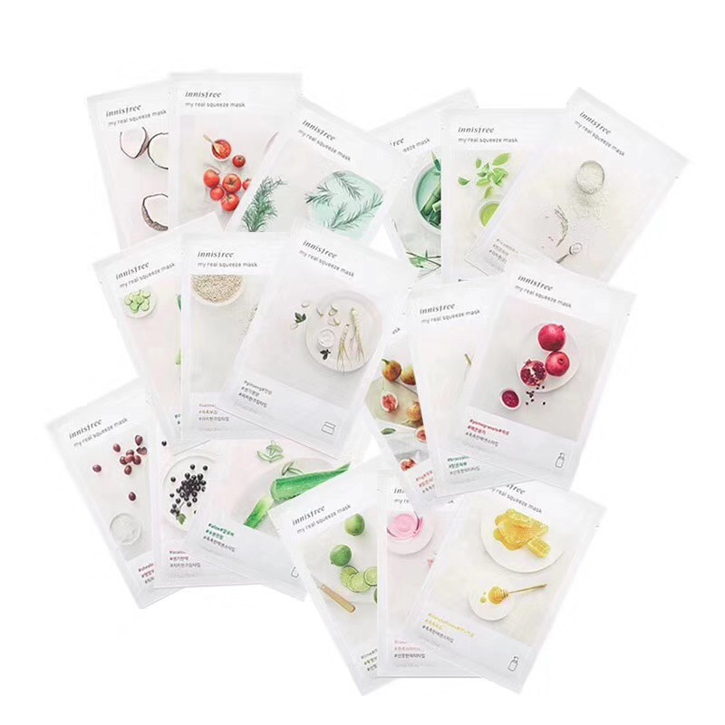 Jual INNISFREE My Real Squeeze mask sheet (New pack) | Shopee Indonesia