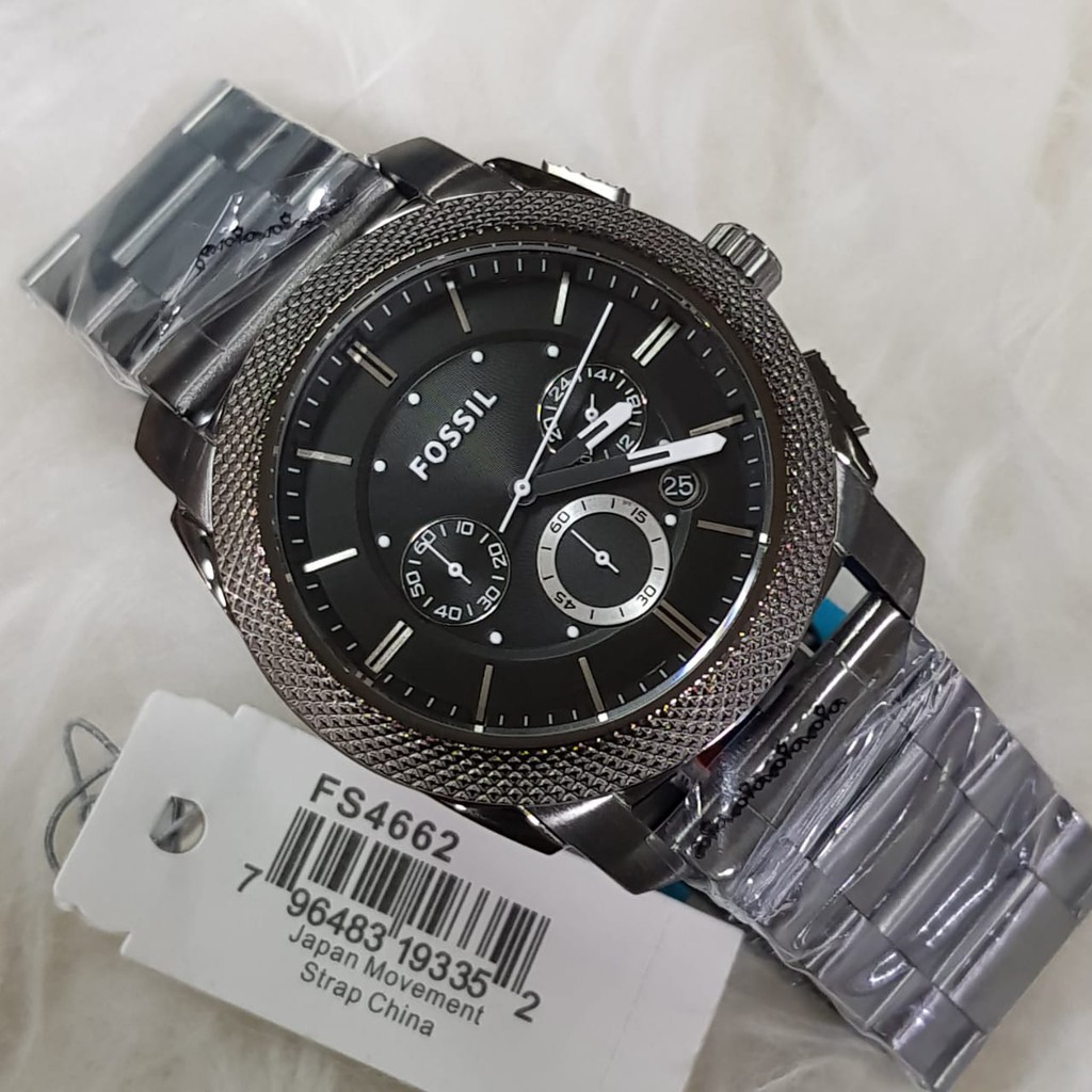 Jual Jam Tangan Pria Fossil FS 4662 / FS4662 Full Set Original Garansi ...