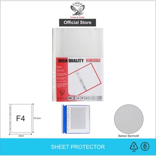 Jual Sheet Protector F4 (Folio) EAGLEFiles Isi 10 pcs/pack PP Pockets E ...