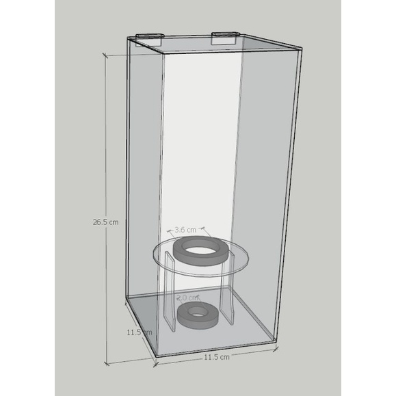 Jual Acrylic Showcase Box Display Akrilik untuk Lightstick Pengsoo