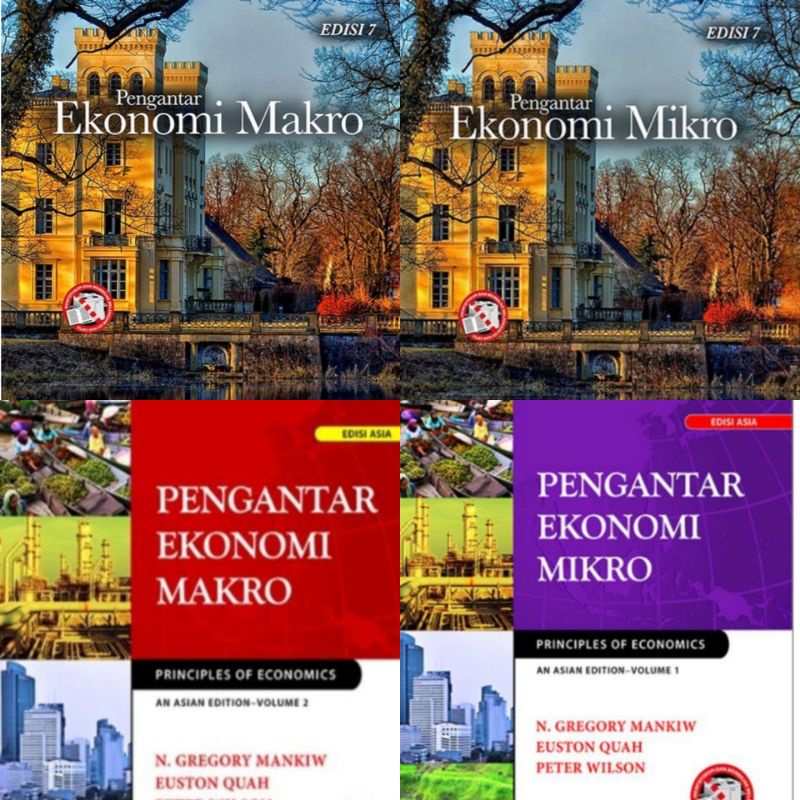 Jual Pengantar Ekonomi Makro Mikro Edisi 7 & Edisi Asia By N. Gregory ...