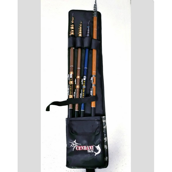 Jual Tas Tegek Joran Pancing Slempang Muat 6 Tegek