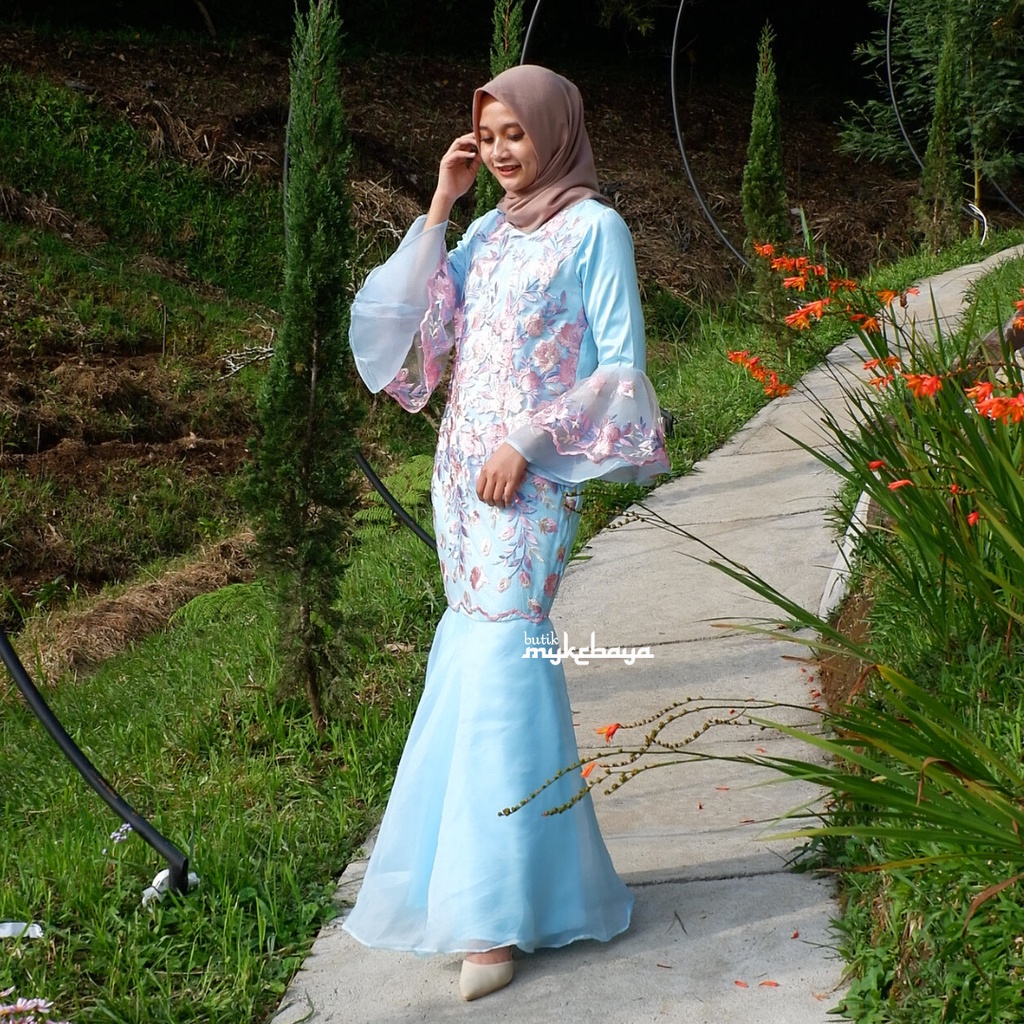 Dress duyung organza hotsell