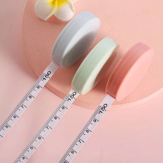 GUIREEN - Meteran Gulung Mini Meteran Baju Meteran Jahit Murah Lucu Plastik Aesthetic Pengukur Lingkar Perut Badan Anak Tinggi Otomatis 150 CM Souvenir COD