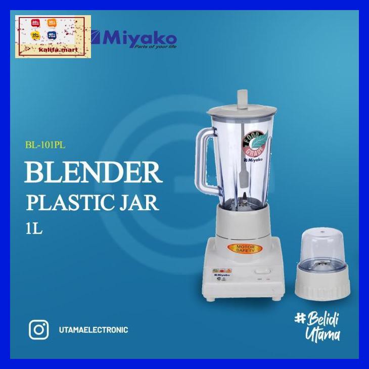 Jual Reyh6R- Miyako Blender Plastik 2 In 1 - Bl101Pl 5Eat79- | Shopee ...