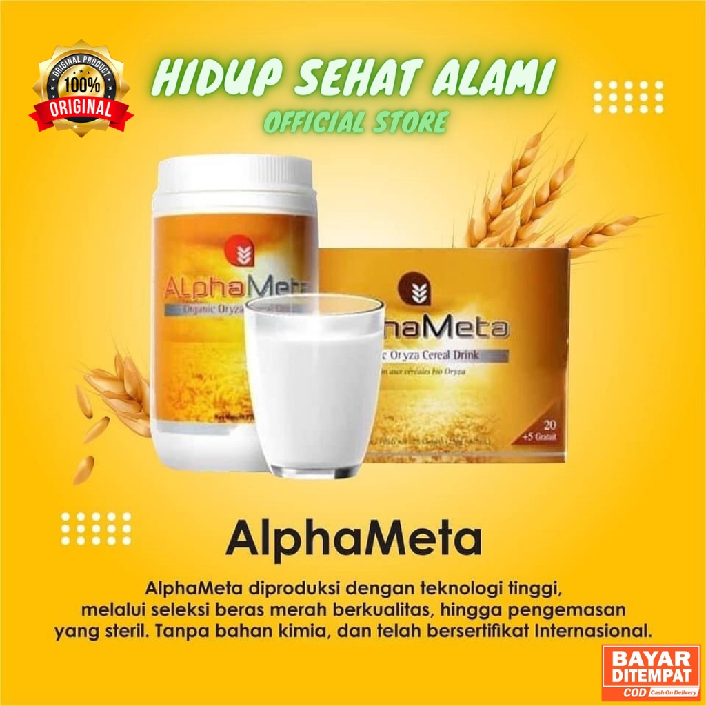 Jual AlphaMeta ORI - Makanan Sel Tubuh | Shopee Indonesia
