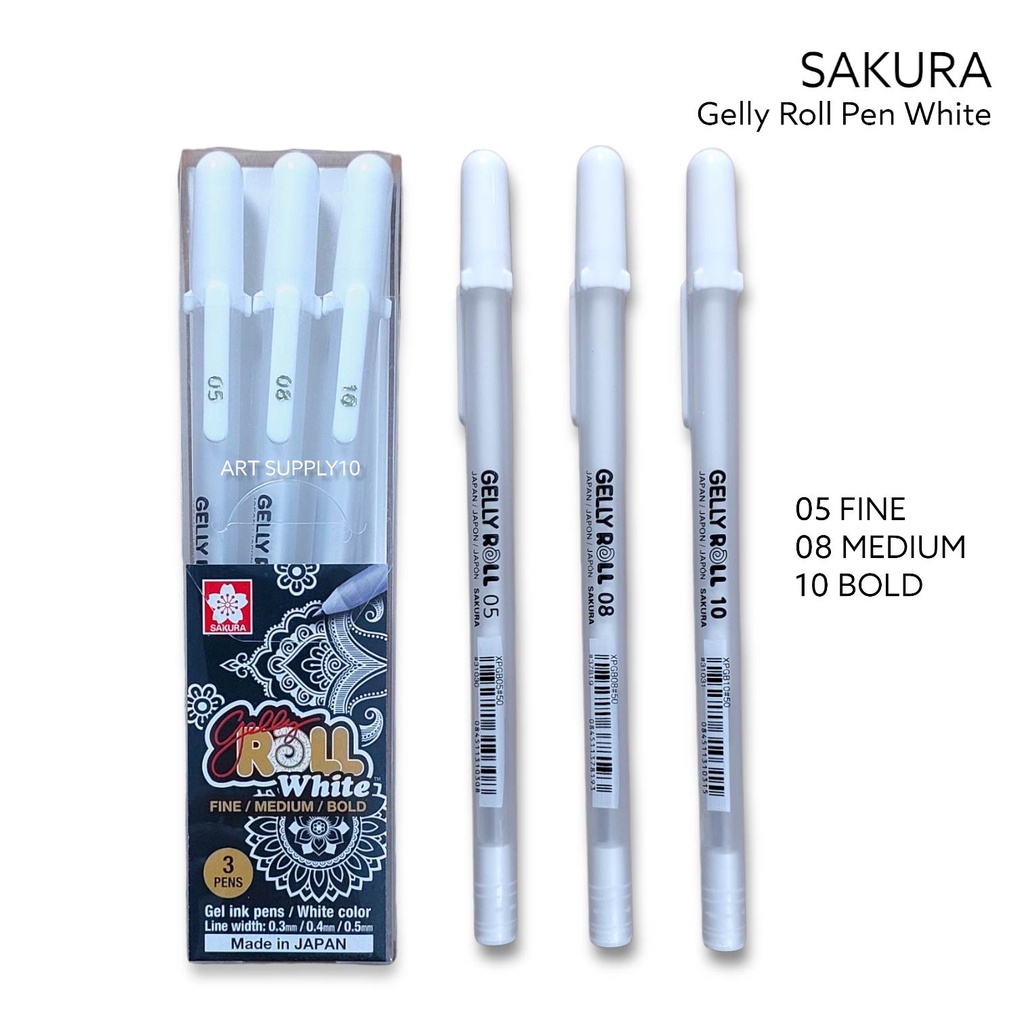 Gelly Roll Classic Pen - Bold - White