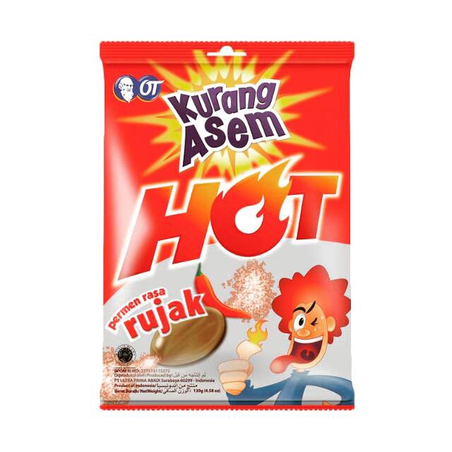 Jual PERMEN KURANG ASEM (HOT RUJAK) 105gr 50pcs | Shopee Indonesia