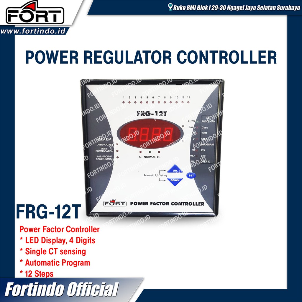 Jual Power Regulator Controller FRG-12T Factor FORT - 12 steps | Shopee ...