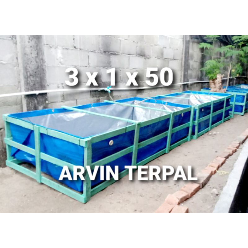 Jual Terpal Kolam Ikan A5 Ukuran 3x1x50 Berkualitas Terpal Kolam