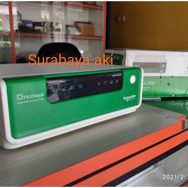 Jual HOMAYA 850VA HYBRID INVERTER SCHNEIDER HOMAYA 12V 850VA | Shopee ...