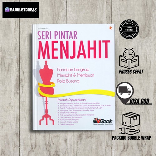 Jual BUKU HOBI & KETERAMPILAN SERI PINTAR MENJAHIT | Shopee Indonesia