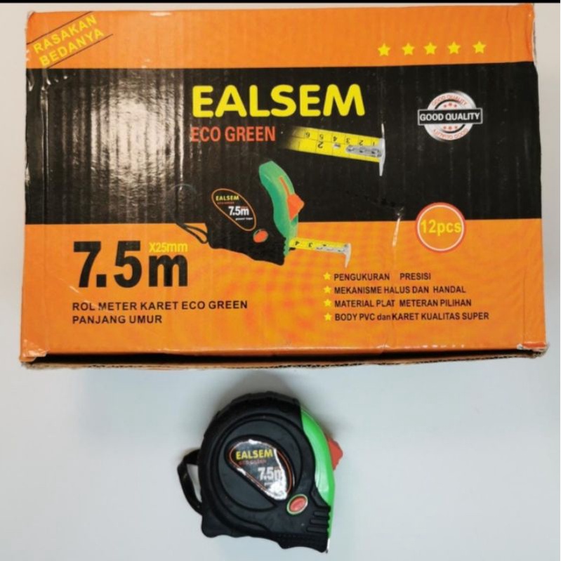 Jual Meteran Body Karet 7,5 Meter EALSEM | Shopee Indonesia