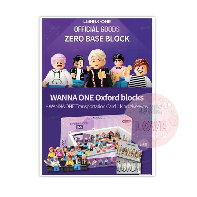 Wanna one zero base lego sale