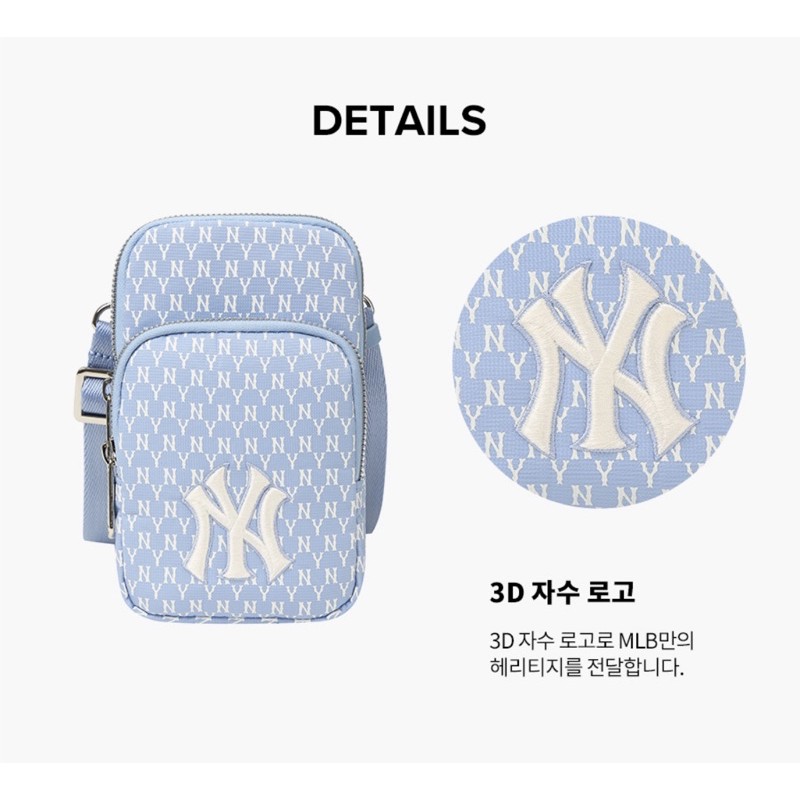 Jual MLB Monogram Jacquard Crossbody Bag NY Yankees - Hitam - Jakarta Barat  - Mixue & Co.