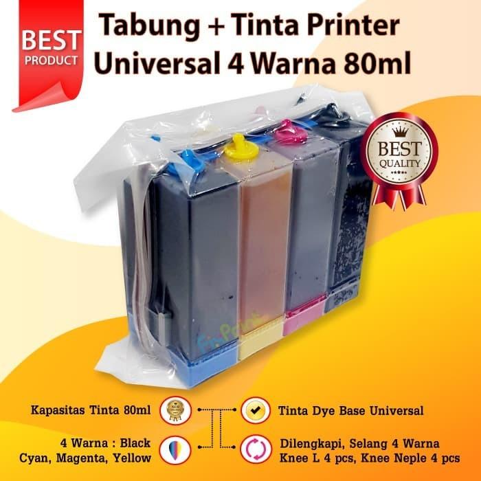 Jual Tabung Infus Tinta Printer Canon Epson Brother Universal Ink 80ml Shopee Indonesia 0052