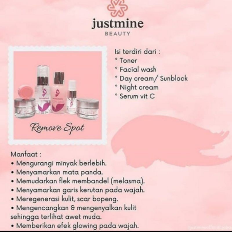 Skincare justmine hotsell