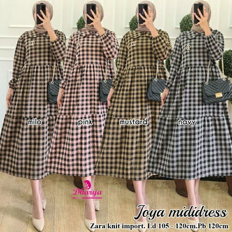 Connexion Short Sleeve Midi Dress Kotak main image 0