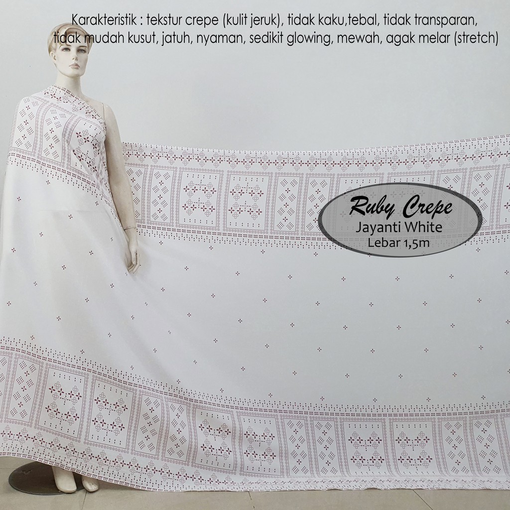 Jual BAHAN RUBY CREPE 