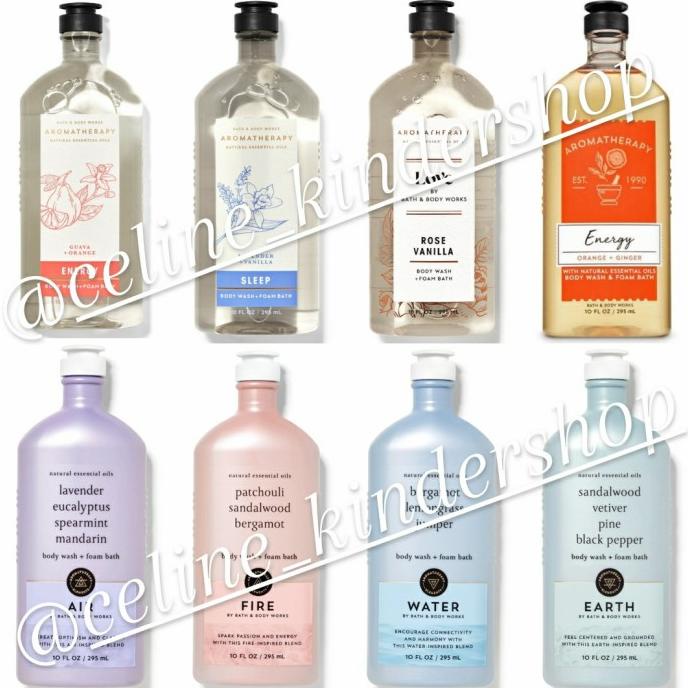 Jual PROMO PERLENGKAPAN MANDI BATH AND BODY WORKS AROMATHERAPY BODY ...