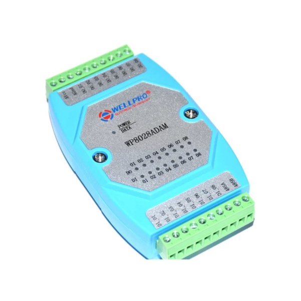 Jual MODBUS RTU RS485 - Digital Input and Output Module Isolated 8DI ...