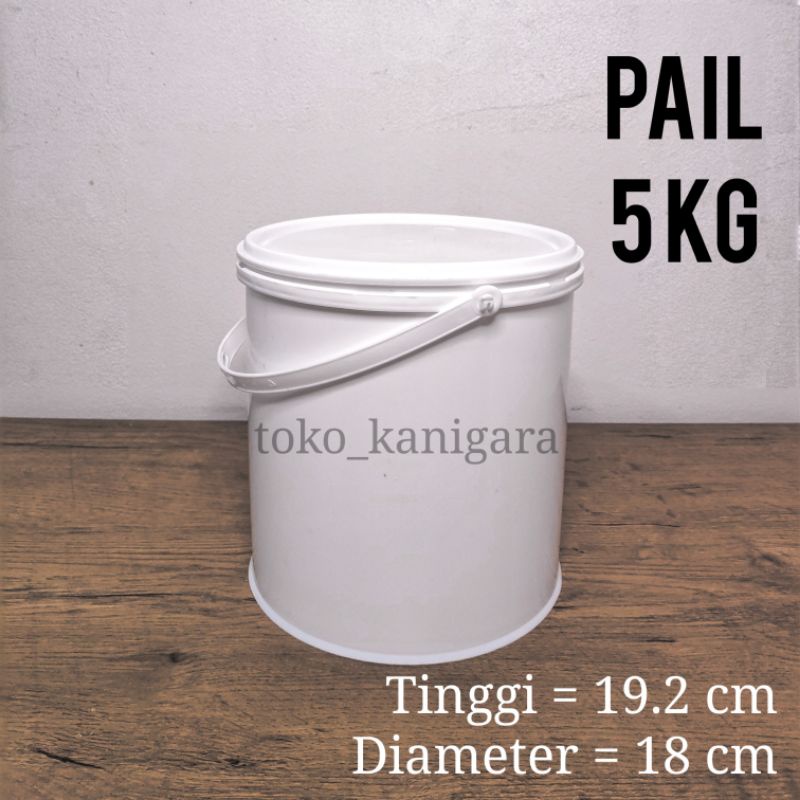 Jual Ember Pail 5 kg - Pail 5 kg - Ember Cat | Shopee Indonesia