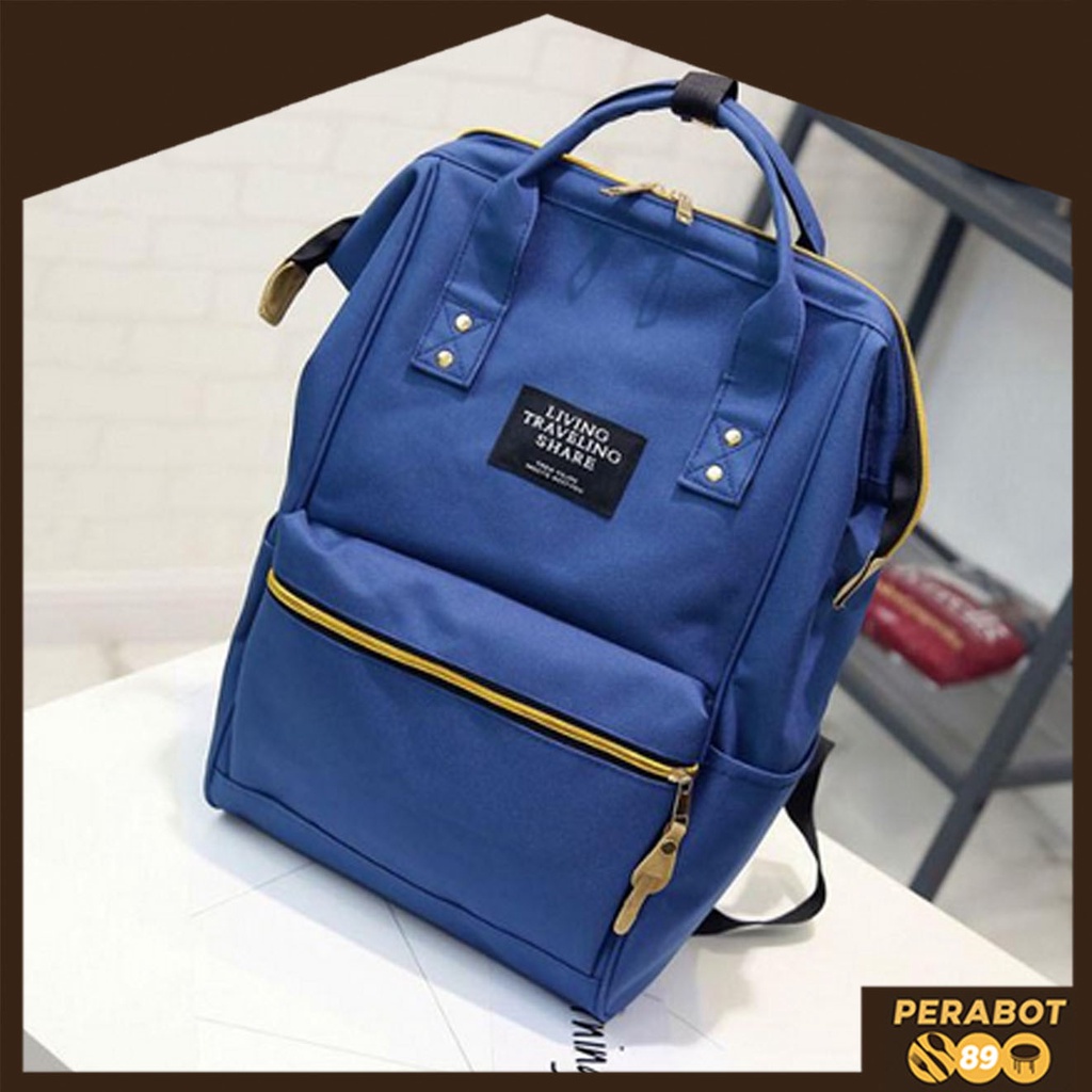 Jual Tas Ransel Wanita Bahan Canvas Fashion - Model Anello Ukuran Besar ...