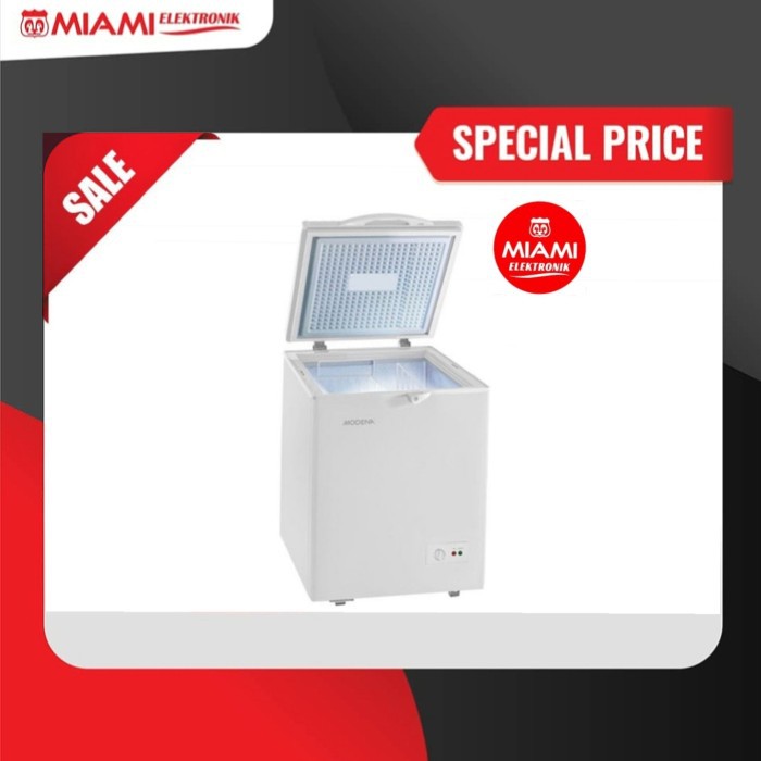 Jual Chest Freezer Modena MD10W / Freezer Box MD 10W | Shopee Indonesia