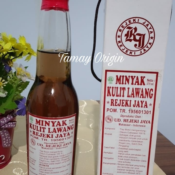 Jual Minyak Kulit Lawang 270 Ml Rejekij Aya Asli Makassar Shopee