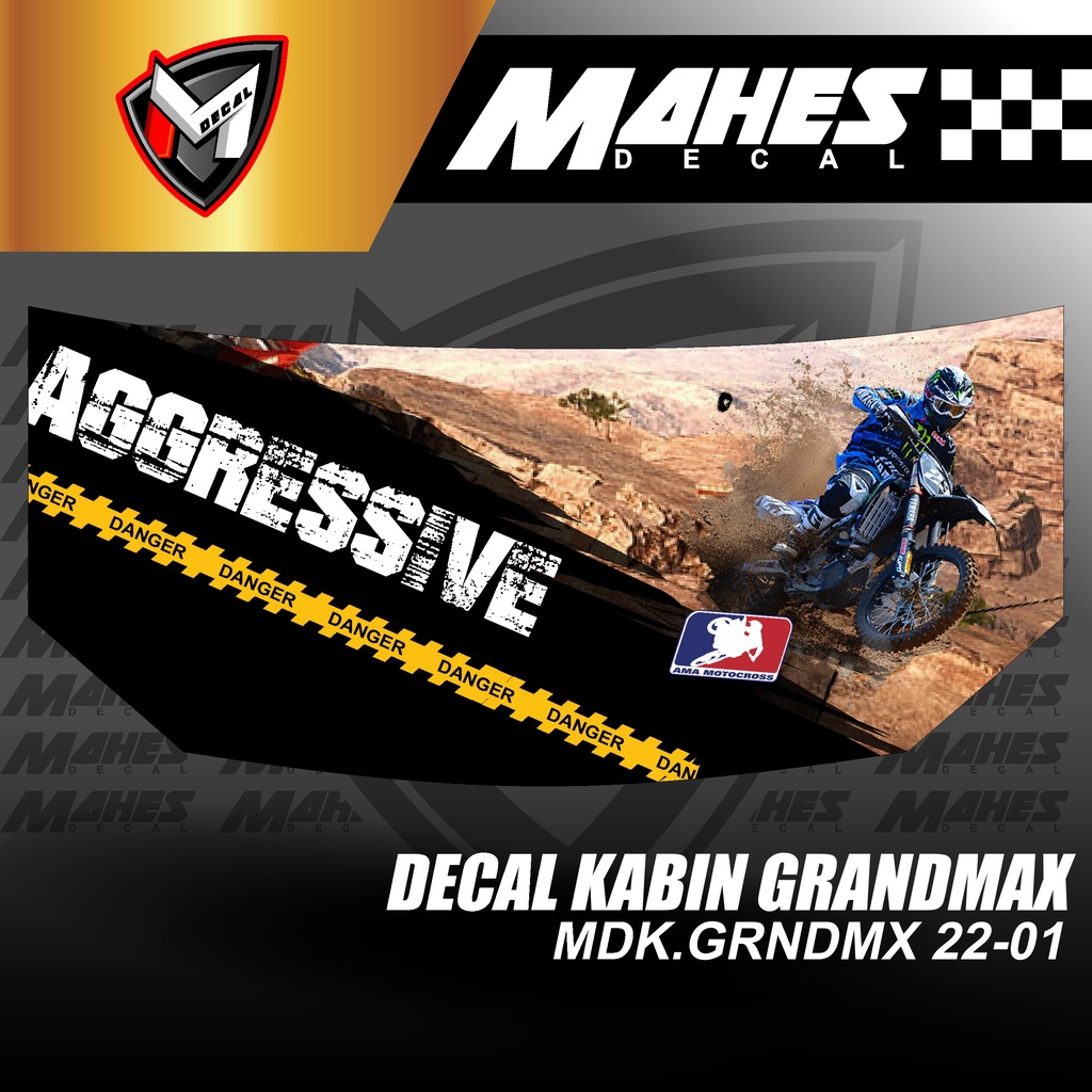 Jual STIKER KABIN DEPAN GRANDMAX - DECAL STICKER KABIN GRANDMAX TERBARU ...