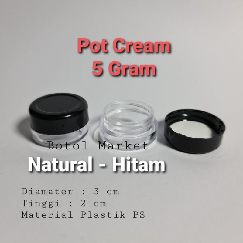 Jual Pot Cream 5 gram / Pot PP | Shopee Indonesia