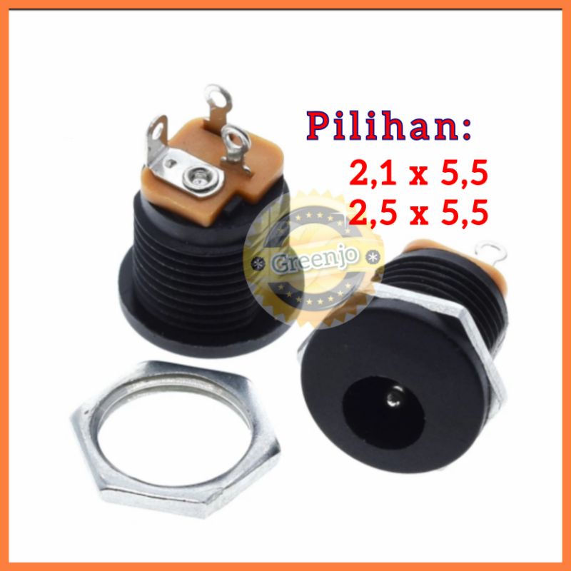 Jual Socket DC IN Bulat - Soket DC Female Mount Box | Shopee Indonesia