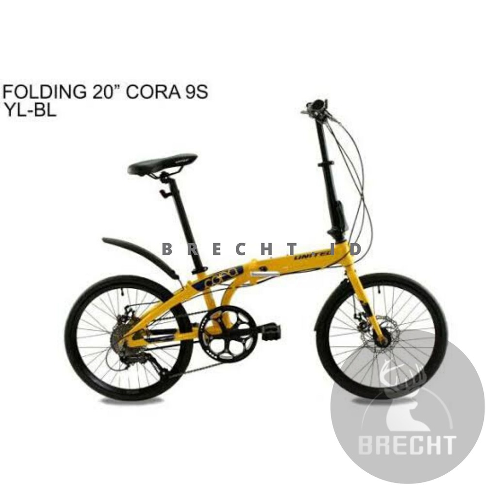 Jual Sepeda Lipat United Cora 9Speed 20inch khusus indah cargo Shopee Indonesia