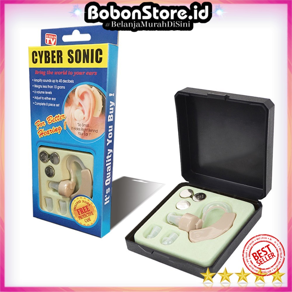 Jual ALAT BANTU Pendengaran CYBER SONIC / CYBERSONIC Hearing Aid Dengar ...