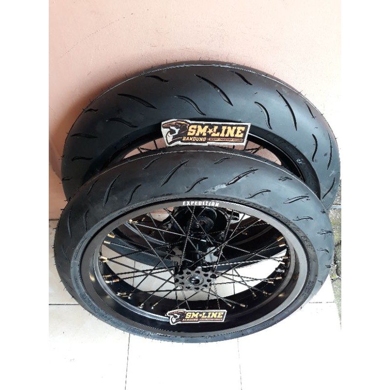 Jual Banset CRF 150 ban corsa r46 velg expedition | Shopee Indonesia