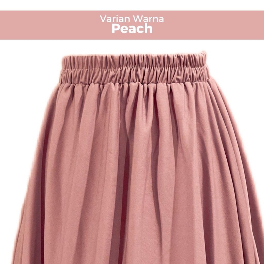 Jual ROK POLOS WANITA / BASIC SKIRT / ROK WANITA / ROK MUSLIMAH ( 100% ...