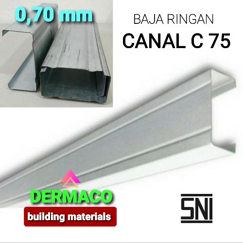 Jual CANAL C 75 0,70 mm / BAJA RINGAN / C TRUSS / CNP 75 | Shopee Indonesia