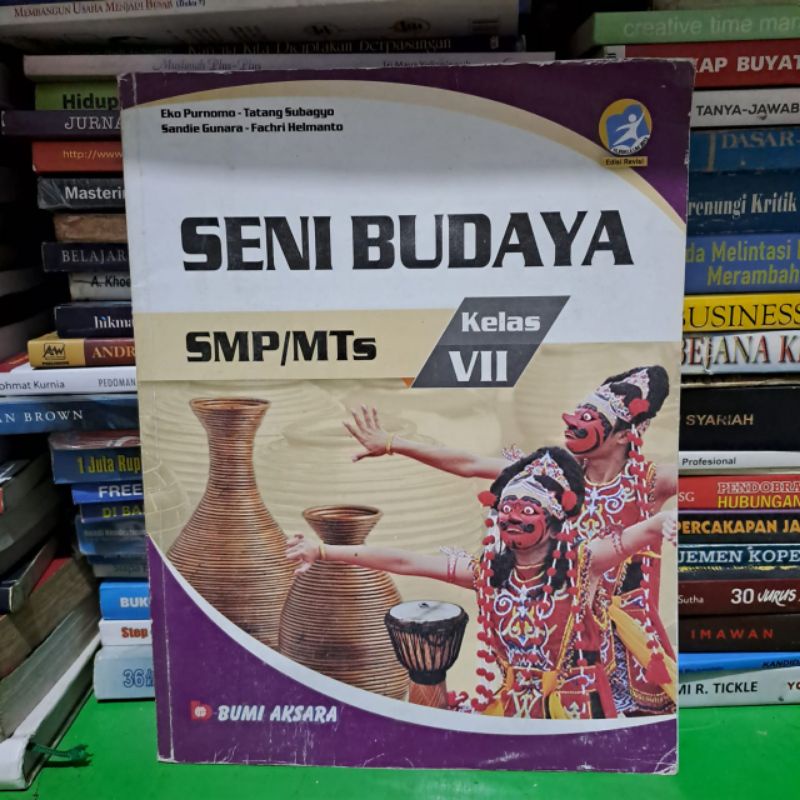 Jual BUKU BEKAS BUMI AKSARA - SENI BUDAYA KELAS 1 SMP K13 REVISI ...