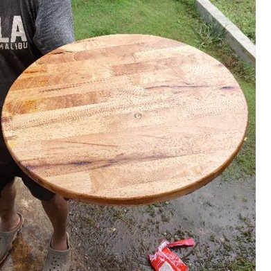 Jual Meja Bulat Kayu Terlengkap & Harga Terbaru September 2026 | Shopee ...