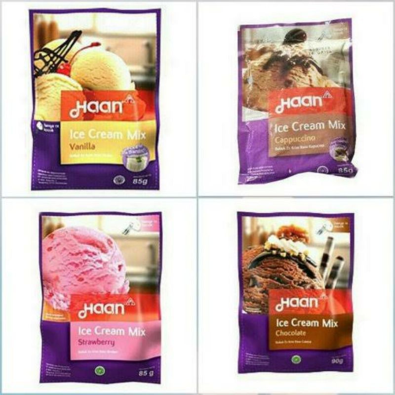 Jual Haan Ice Cream Mix (Bubuk Es Krim) Shopee Indonesia