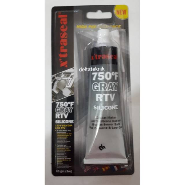 Jual Lem RTV 750°F Gray Silicone | Shopee Indonesia