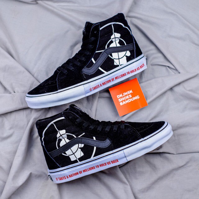 Supreme public enemy vans online