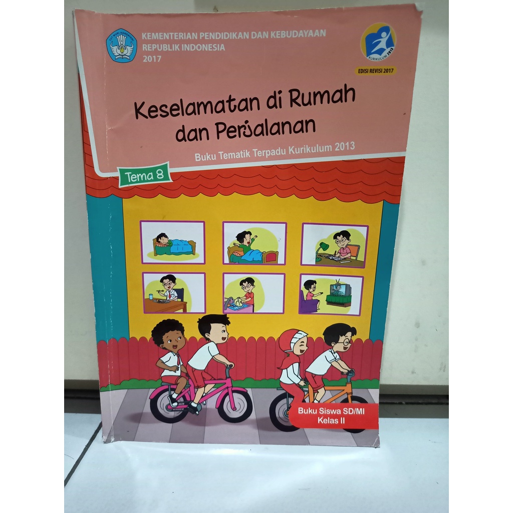 Jual Buku Tematik Kelas 2 Buku Pelajaran Sd Kelas 2 Kemendikbud K13 Revisi Terbaru 2808