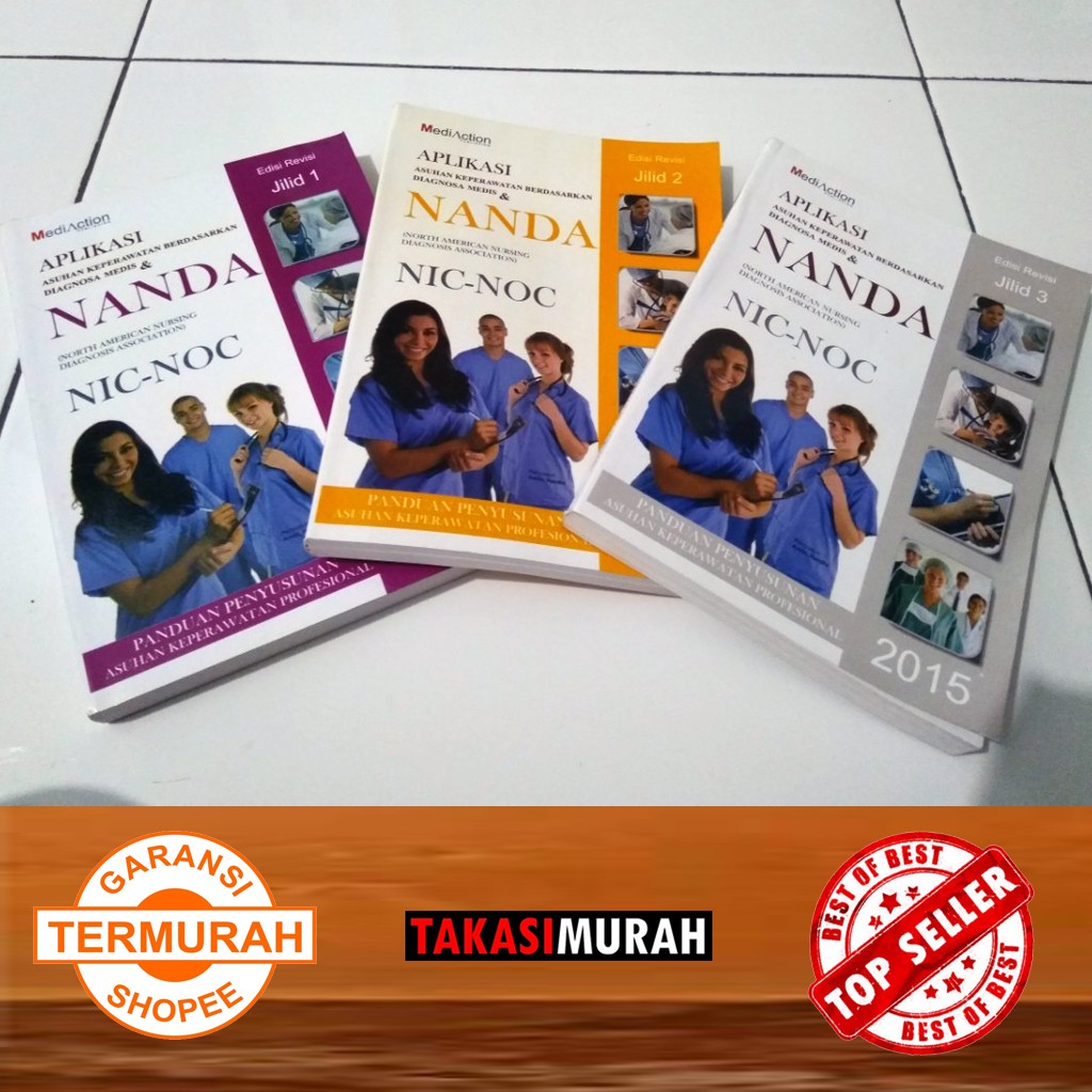 Jual Buku Aplikasi Keperawatan Nanda Nic Noc Jilid 1 2 3 Promo