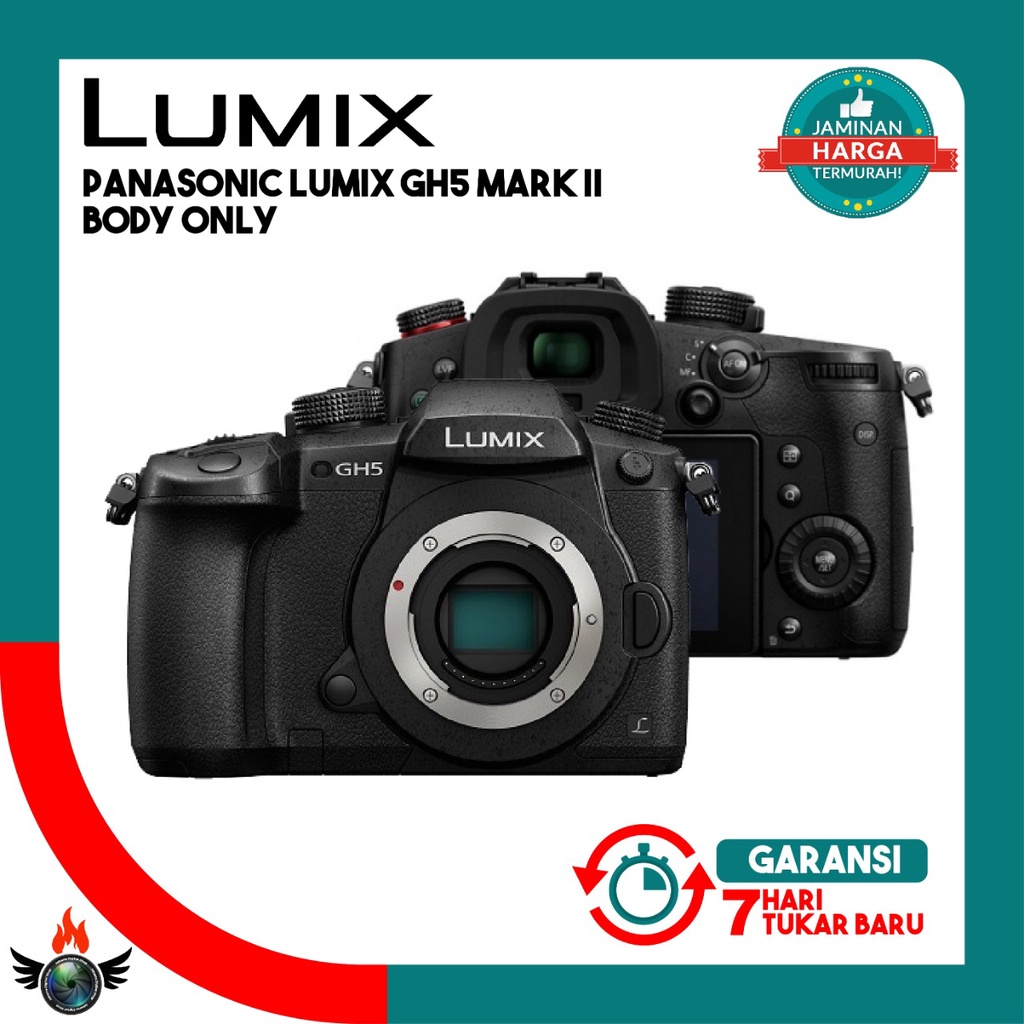 Jual Panasonic Lumix GH5 II Body Only DC-GH5 Mark II Mirrorless Camera ...