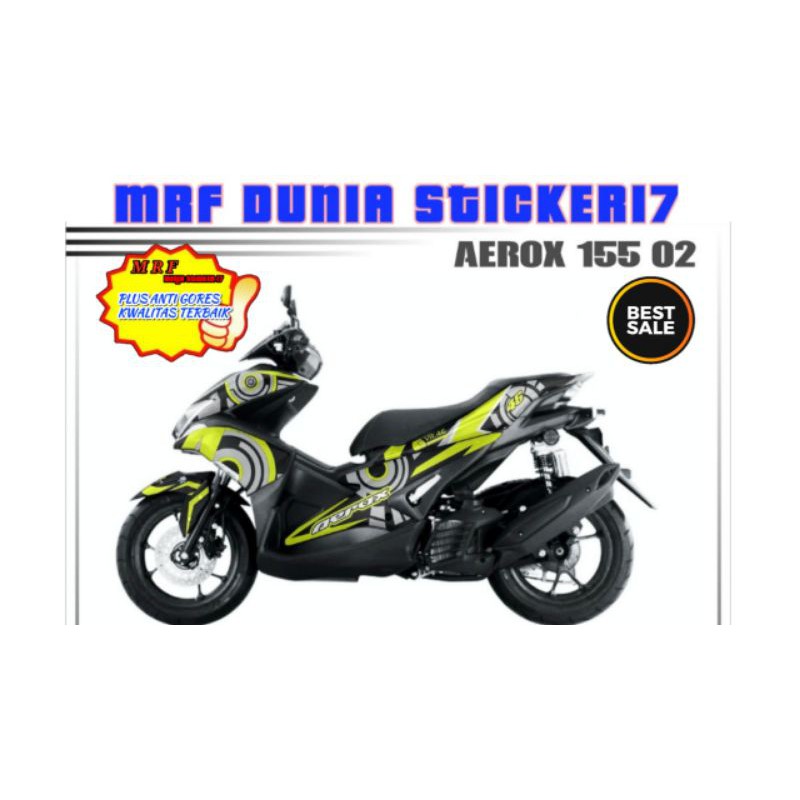 Jual sticker decal aerox decal motor aerox stiker motor decal aerox ...