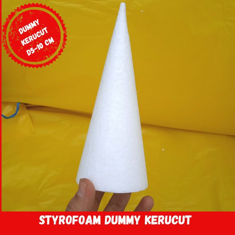Jual styrofoam kerucut cone / sterofoam kerucut / gabus kerucut tinggi ...
