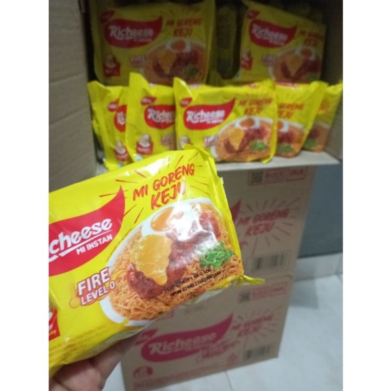 Jual MIE RICHEESE GORENG LEVEL 0 (KARTONAN) | Shopee Indonesia