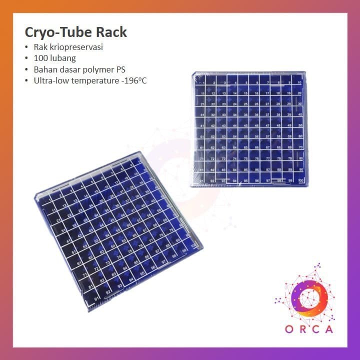 Jual Cryo-Tube Rack - Rak cryotube tabung krio PCR kriopreservasi ...
